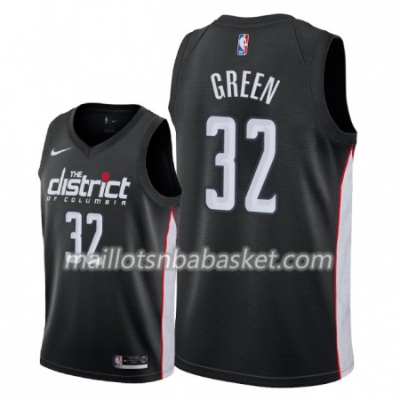 Maillot Homme Washington Wizards Jeff Green 32 2018-19 Nike City Edition Noir Swingman